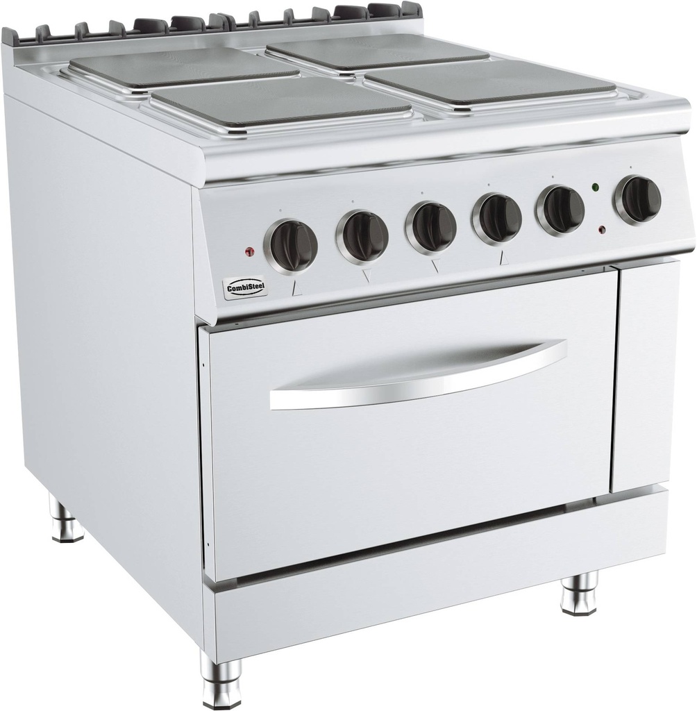 Base 900 Elektroherd 4 Platten, 800 x 900 x 900 mm