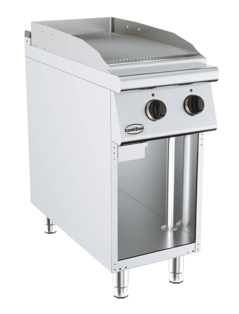 Base 900 Elektro Grillplatte Gerillt, 400 x 900 x 900 mm
