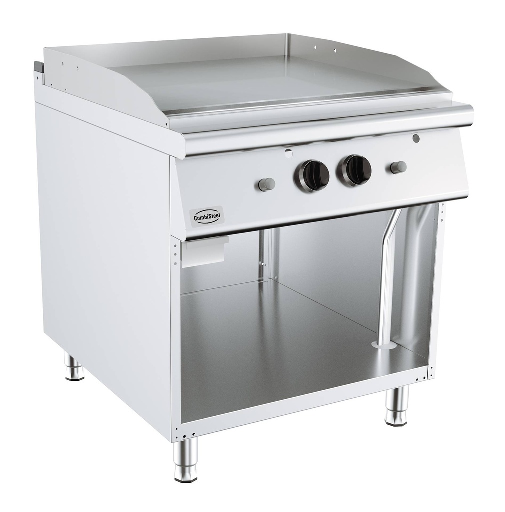 Base 900 Gas Grillplatte Chrom, 800 x 900 x 900 mm