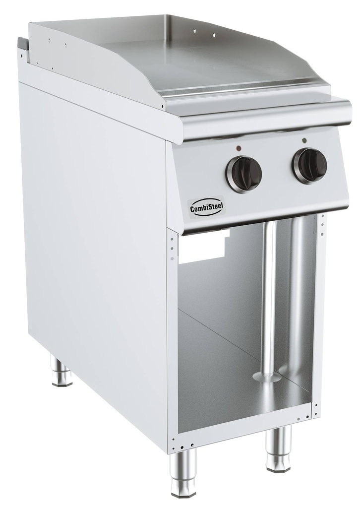Base 900 Elektro Grillplatte Chrom, 400 x 900 x 900 mm