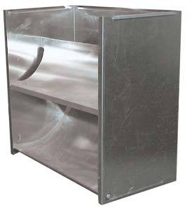 Senkrechte Deflektorkappe Type 63, 440 x 300 x 550 mm