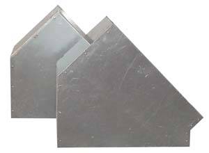 45° Kurve Viereckig 450, 450 x 450 mm