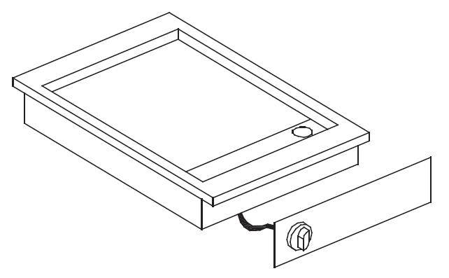 Elektro Grillplatte Glatt, 425 x 600 x 181 mm