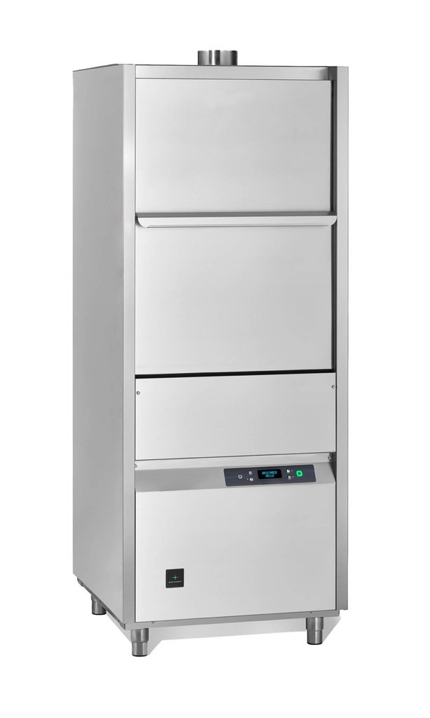 PL Topfspülmaschine aus Edelstahl, 740 x 876 x 1943 mm