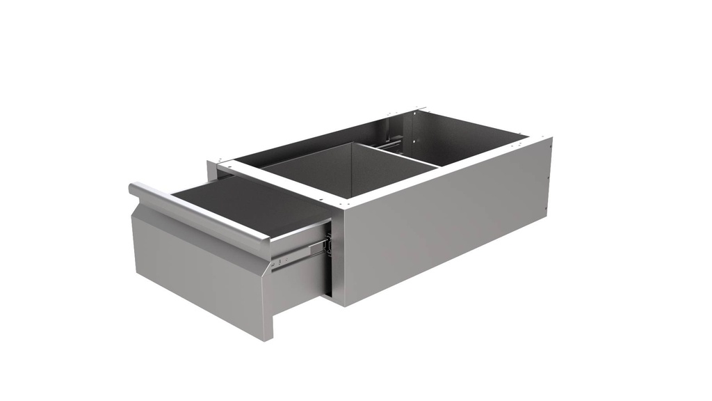 Schubladenreihe 1 Schube für Tisch, 400 x 680 x 200 mm