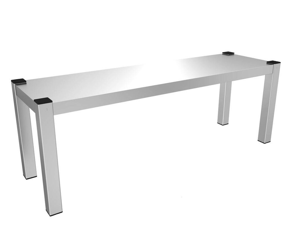 Aufsatzbord 1 Stufig aus Edelstahl, 1000 x 300 x 350 mm