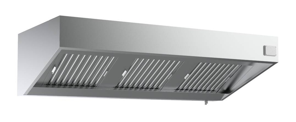 700 Wandhauben aus Edelstahl, 1000 x 700 x 520 mm