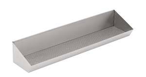 Pommes Fritesbehälter aus Edelstahl, 700 x 300 x 200 mm