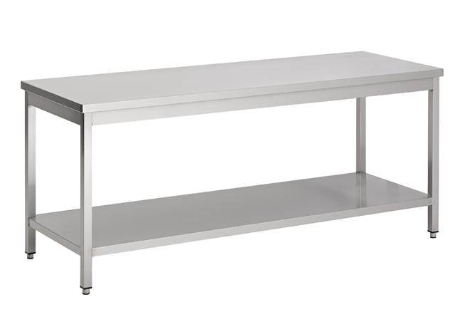 700 Arbeitstisch aus Edelstahl, 800 x 700 x 600 mm