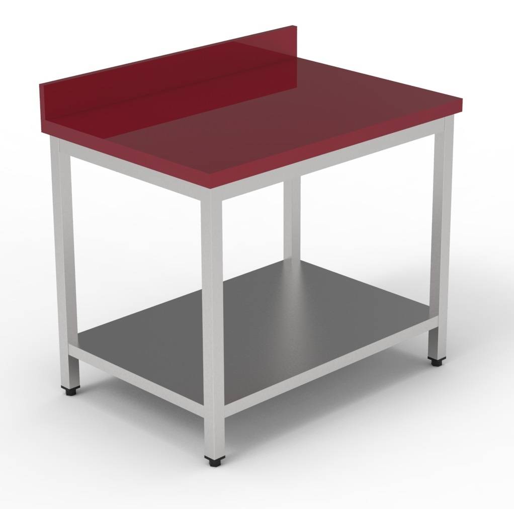 700 Arbeitstisch Grundboden mit Anschnittfläche, 1600 x 700 x 850 mm
