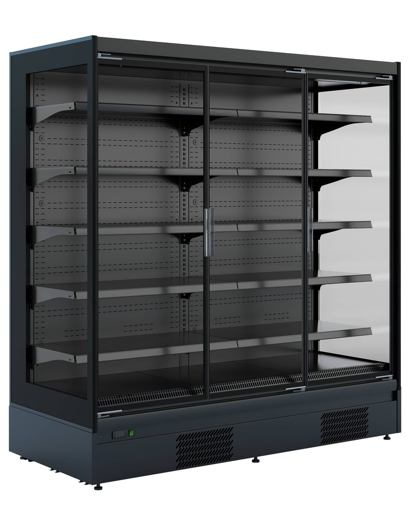 Wandkühlung Mike, 1350 x 865 x 2000 mm, 780 L, schwarz