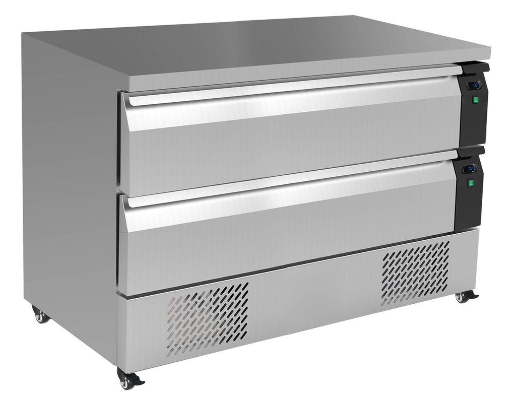Kühl-/Tiefkühltisch Umschaltbar 2, 6 x 1/1 GN, 1230 x 700 x 865 mm