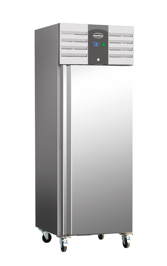 Tiefkuhlschrank +Alu Statisch aus Edelstahl, 600 L