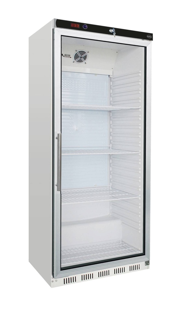 Kühlschrank 1 Glastür, 777 x 695 x 1895 mm, 570 L, weiß