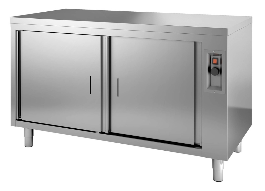 700 Wärmeschrank aus Edelstahl, 1000 x 700 x 850 mm