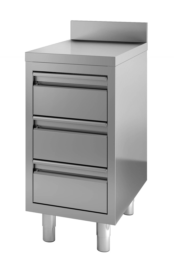 700 Arbeitstisch mit Schubladen, 400 x 700 x 850 mm