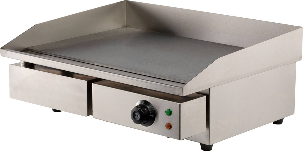 Elektro Grillplatte aus Edelstahl, 550 x 470 x 230 mm