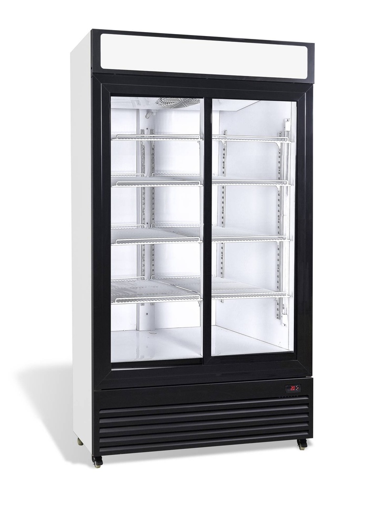 Kühlschrank mit Schiebeglastüren, 1120 x 610 x 1965 mm