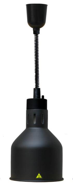 CS Wärmelampe CH-01, 600 mm, Ø 175 mm, schwarz