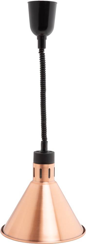 CS Wärmelampe CH-02 Bronze, 600 mm, Ø 275 mm, messing
