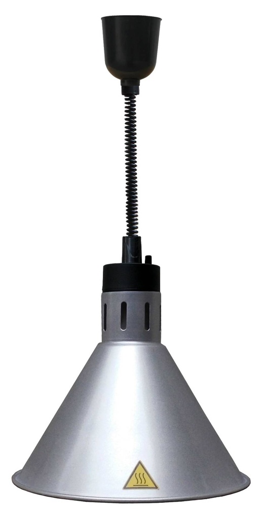 CS Wärmelampe CH-02, 600 mm, Ø 270 mm, silber