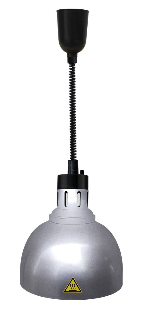 CS Wärmelampe CH-04, 600 mm, Ø 240 mm, silber