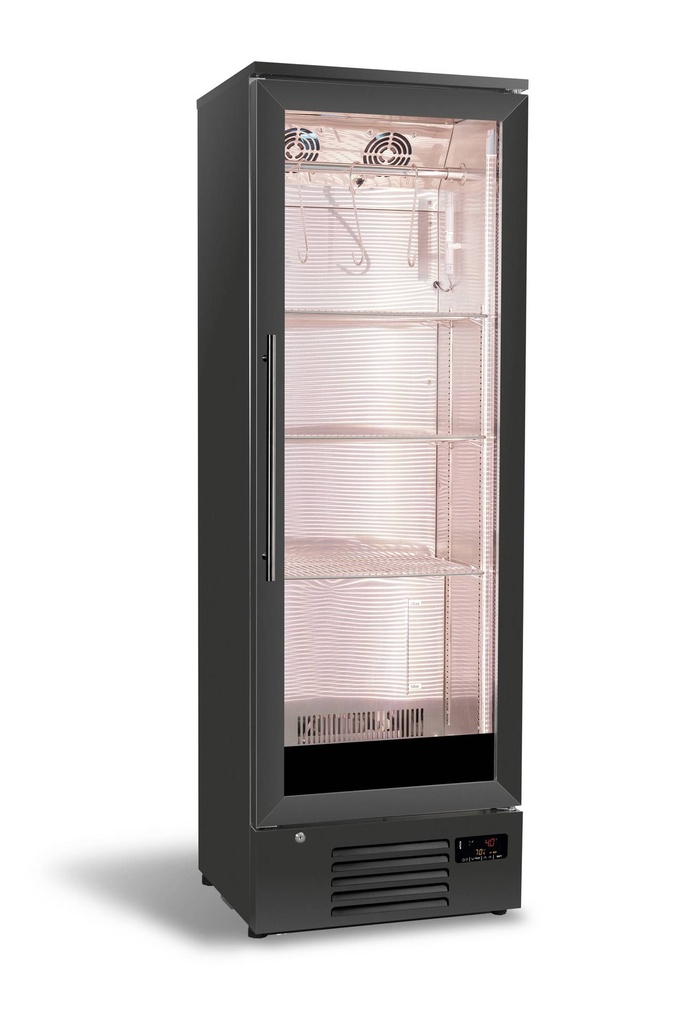 Dry Age Schrank, 293 L, 600 x 515 x 1820 mm, schwarz