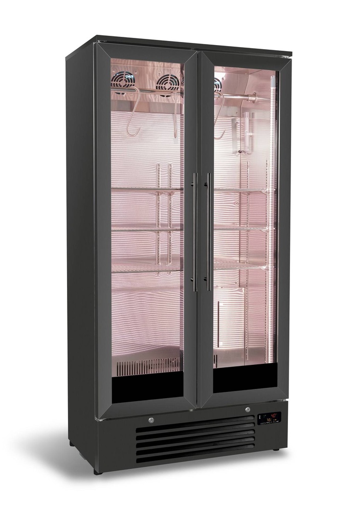 Dry Age Schrank, 458 L, 900 x 515 x 1820 mm, schwarz