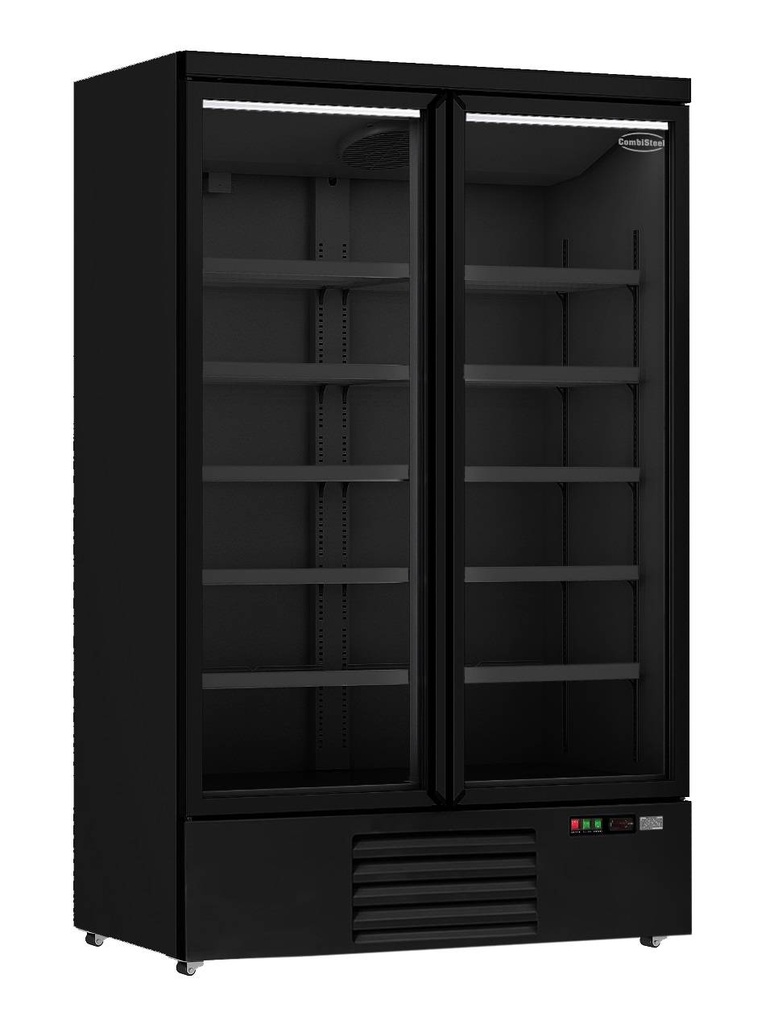 Kühlschrank 2, 1253 x 710 x 2003 mm, 1000 L, schwarz