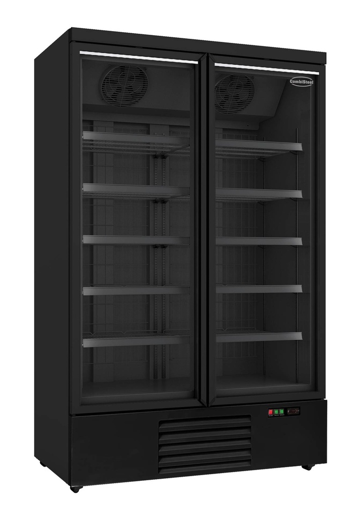 Tiefkühlschrank 2, 1253 x 710 x 2003 mm, 1000 L, schwarz