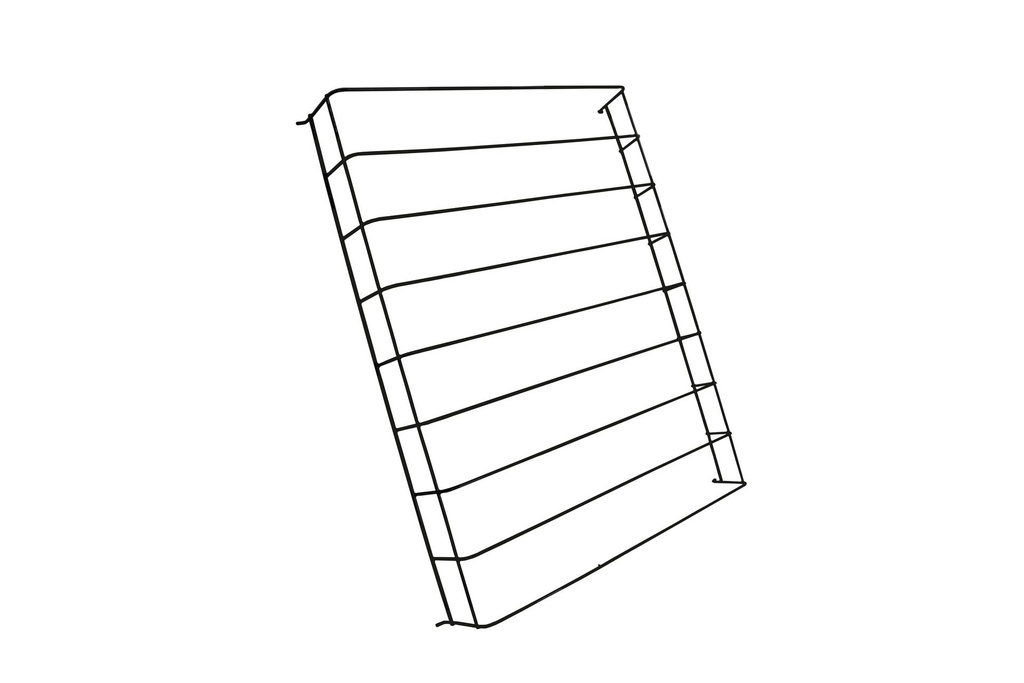 Drahtteiler für Flaschen Links + rechts, 545 x 485 mm, schwarz