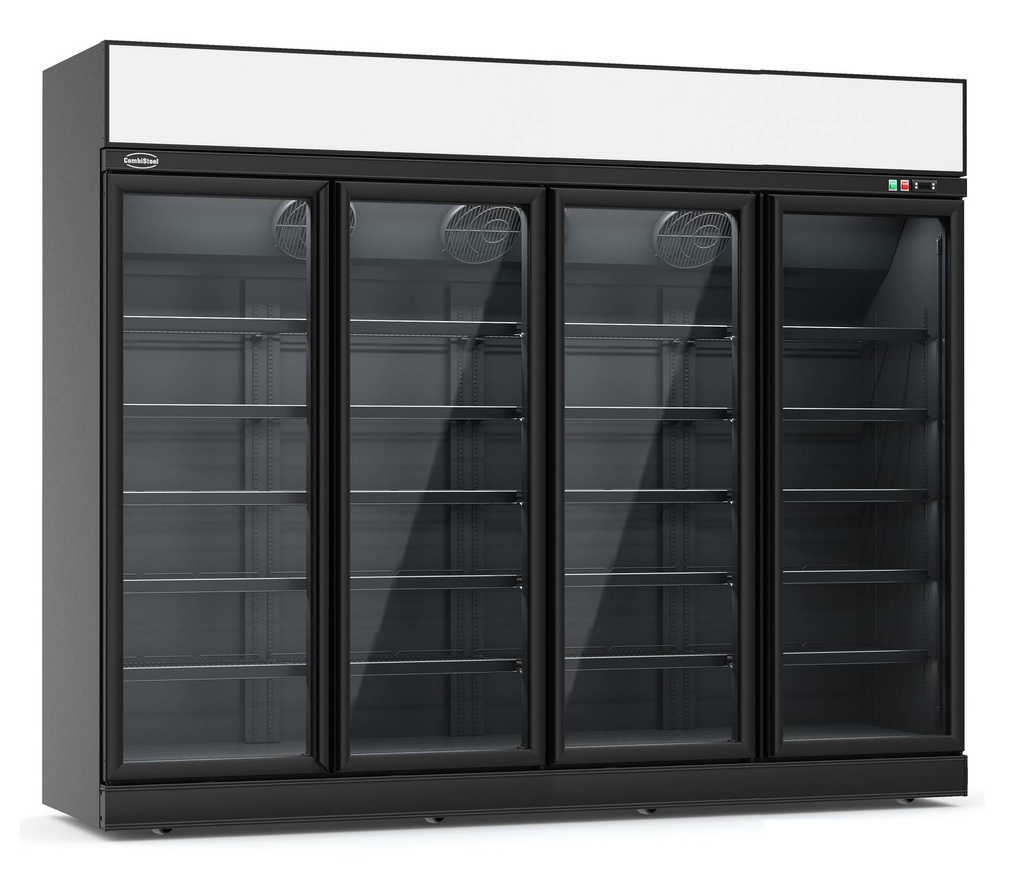 Tiefkühlschrank 4, 2508 x 710 x 2092 mm, 2060 L, schwarz