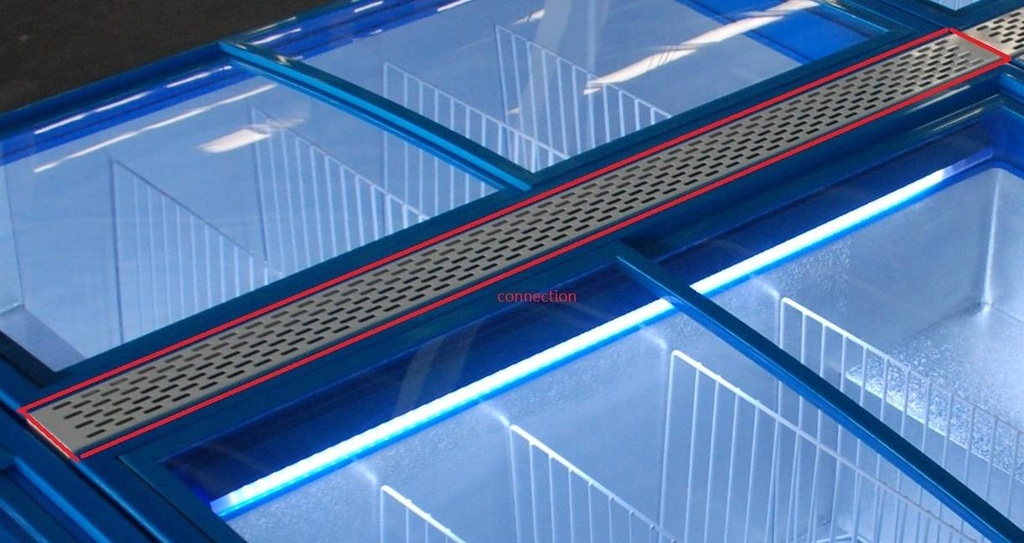 Tiefkühltruhe Verbindung 2100, 2100 mm