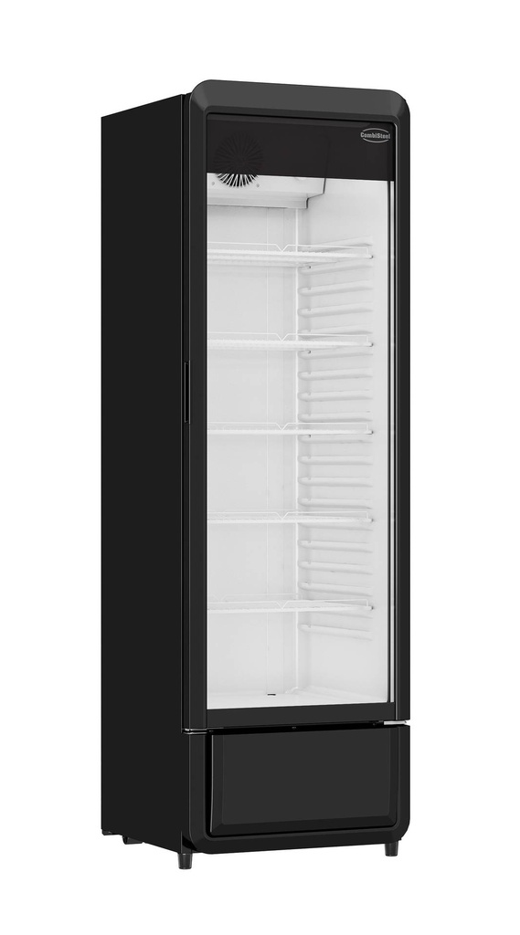 Kühlschrank 1, 540 x 560 x 1725 mm, 258 L, schwarz