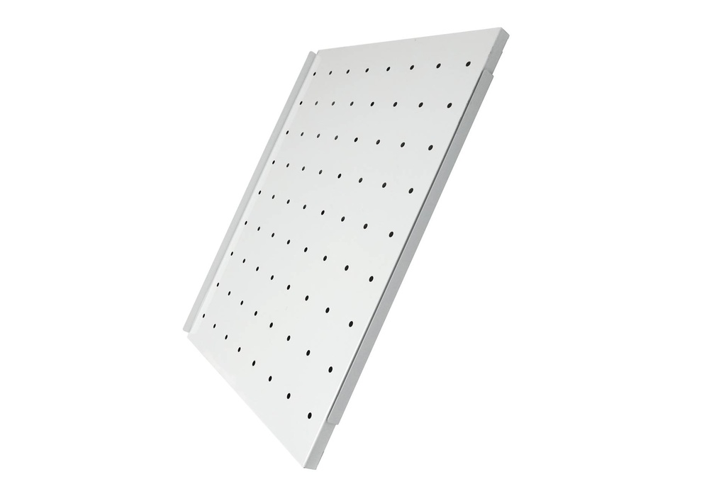 Perforiertes Rost Links für 7455.2200-2205-2210-2400-2410-2416, 570 x 485 mm, weiß