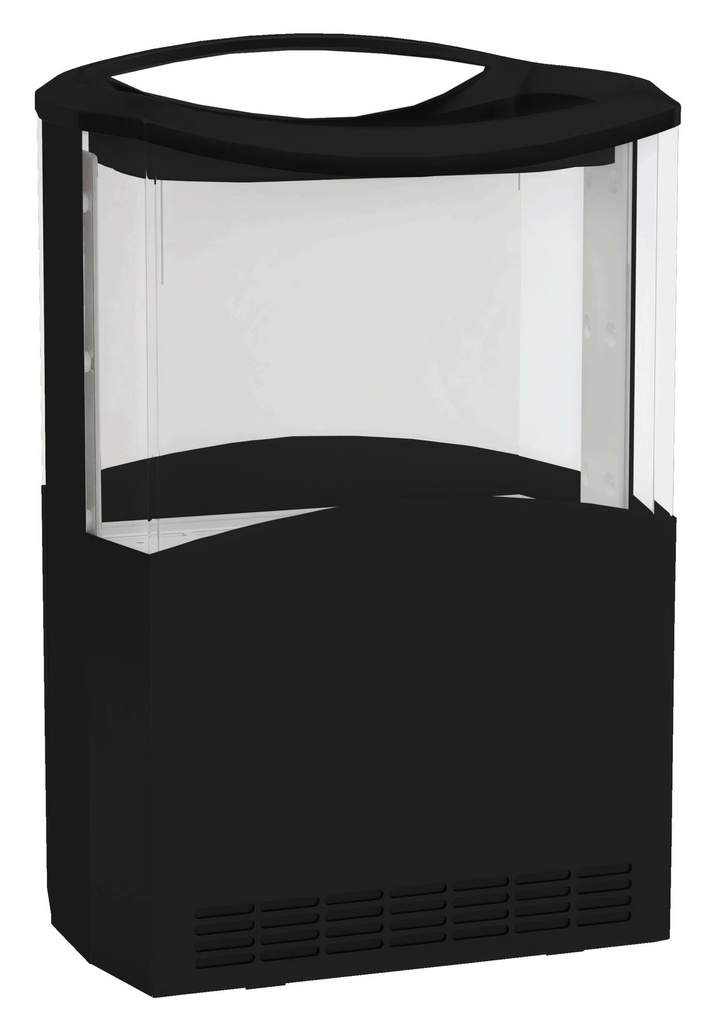 Impulskühler, 110 L, 655 x 424 x 986 mm, schwarz