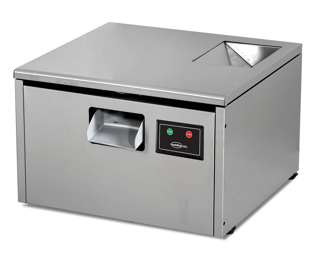 Besteckpoliermaschine aus Edelstahl, 560 x 550 x 410 mm