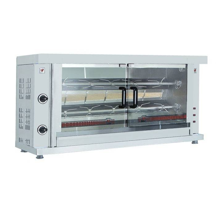 Hähnchengrill Gas 2 Spießen, 1320 x 460 x 680 mm