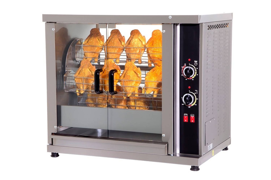 Hähnchengrill Elektro 4 Korbe, 1020 x 640 x 830 mm