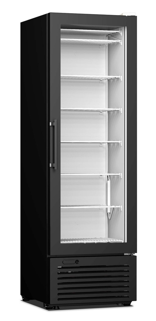 Eis Tiefkühlschrank, 570 x 649 x 1835 mm, schwarz