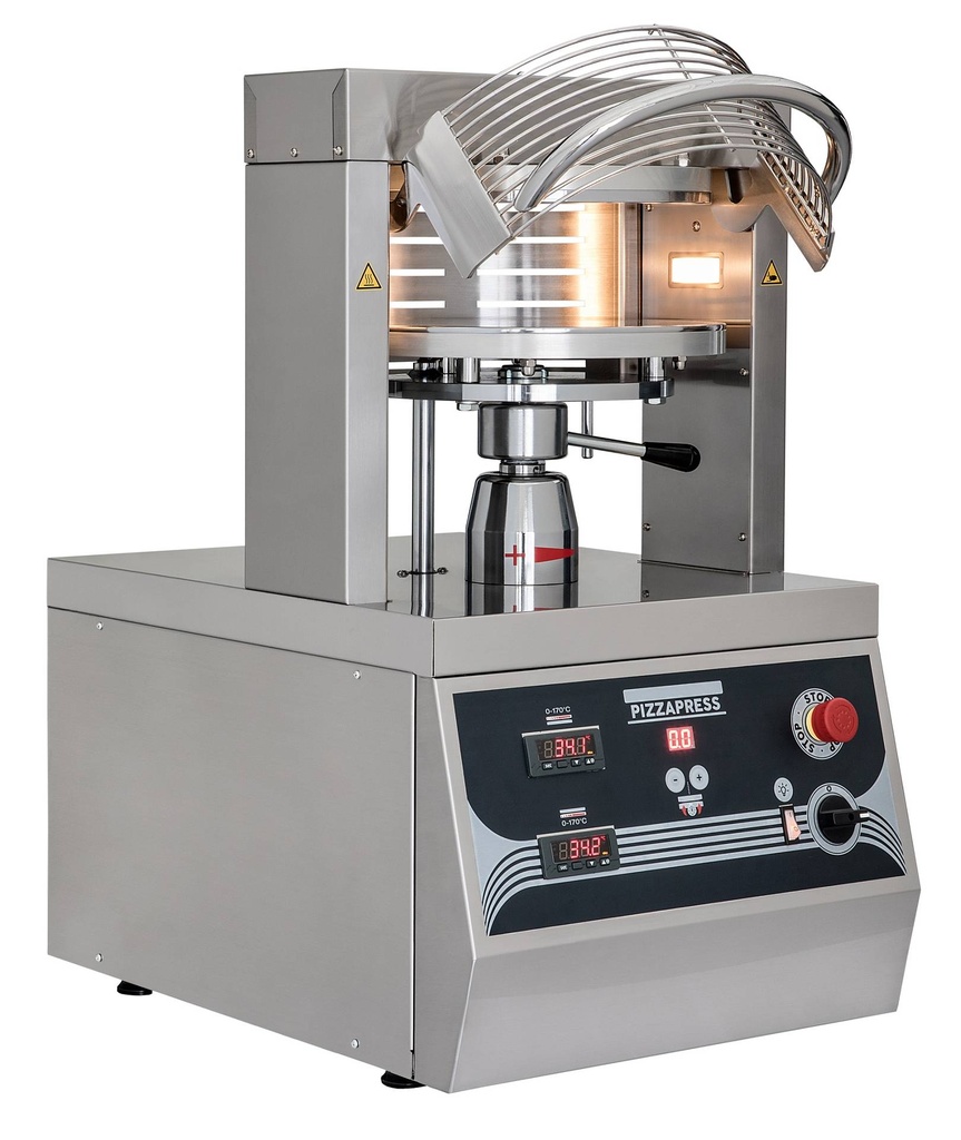Pizza Press 33 aus Edelstahl, 470 x 690 x 820 mm