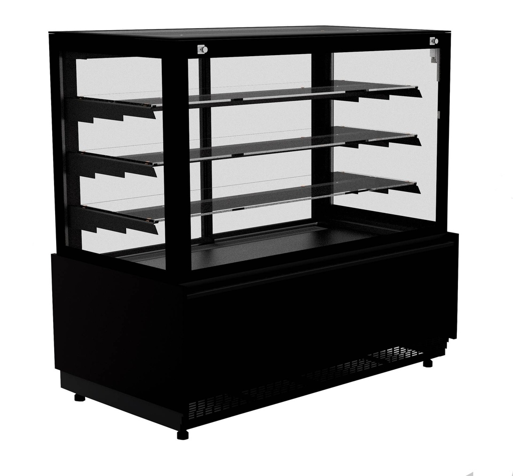 Kühlvitrine Nero 1.0, 937 x 790 x 1400 mm, schwarz