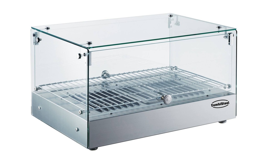 Wärmevitrine, 35 L, 554 x 361 x 311 mm, edelstahl