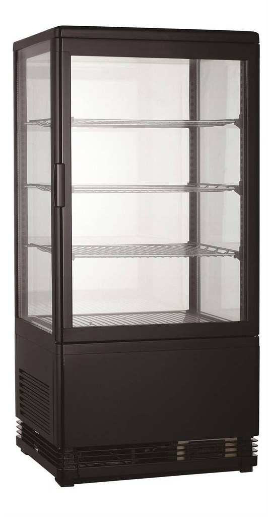 Kühlvitrine, 68 L, 428 x 386 x 885 mm, schwarz