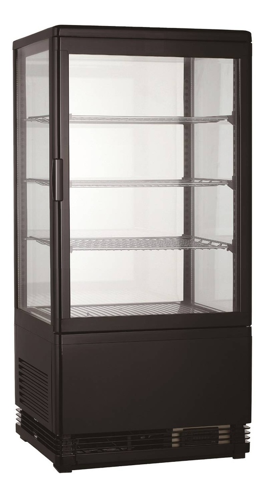 Kühlvitrine, 78 L, 428 x 386 x 960 mm, schwarz