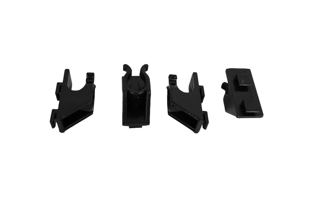 Set 4 Clips Alte Serie für 7487.0170-0175-0180, schwarz
