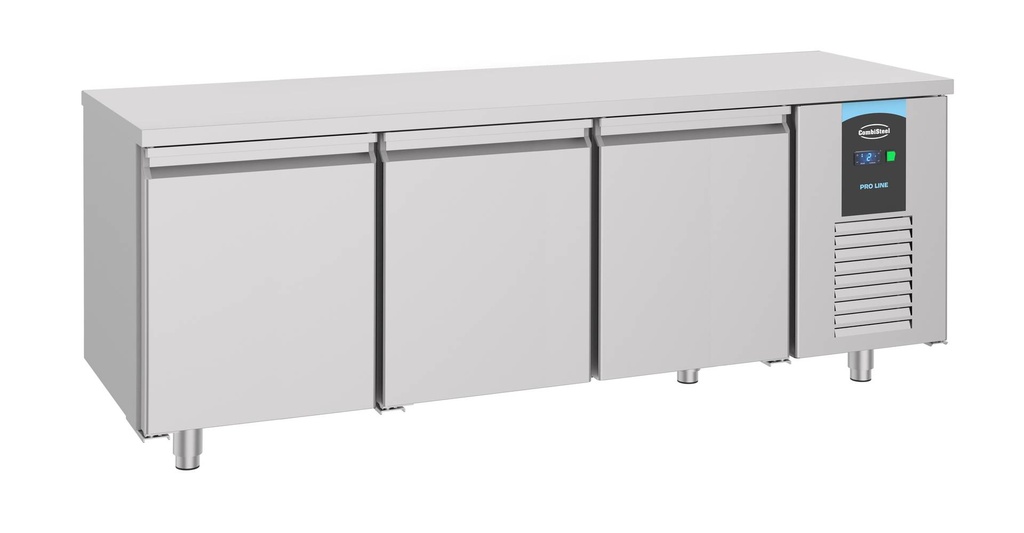 Bäckerei Kühltisch aus Edelstahl, 2100 x 800 x 850 mm