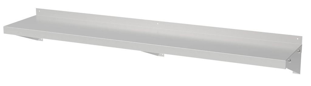 300 Wandborde 1500 aus Edelstahl, 1500 x 300 x 190 mm