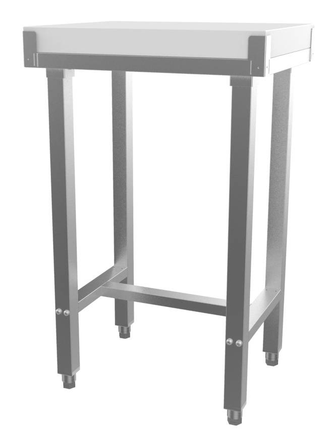 Hackblock aus Polyethylen, 500 x 400 x 750 mm
