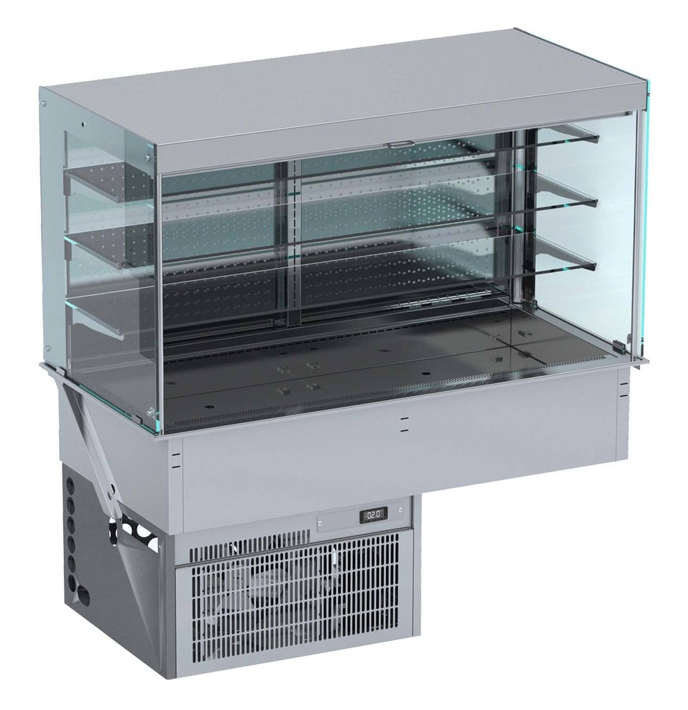 Einbau Wandmodell Kühlvitrine, 1440 x 720 x 1430 mm